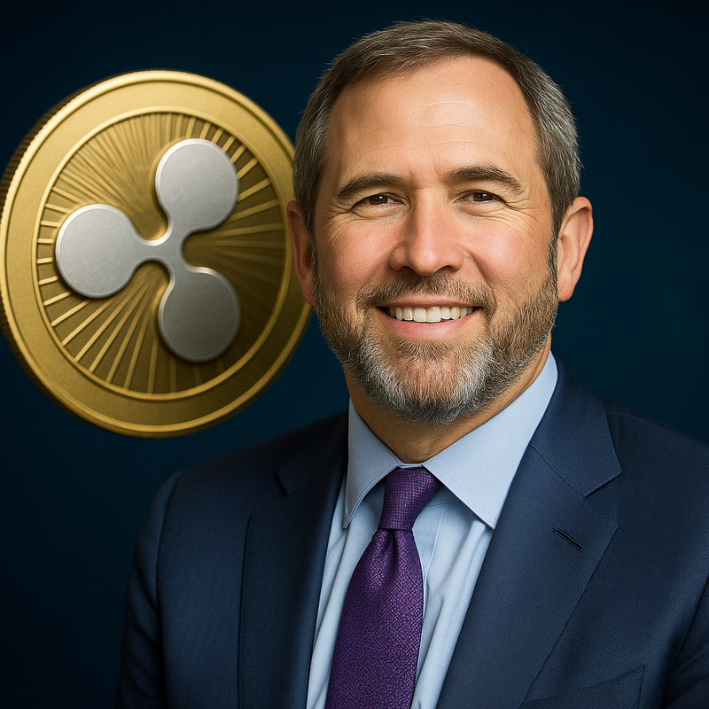 리플 CEO 갈링하우스, 엑스알피(XRP)/챗GPT 생성 이미지