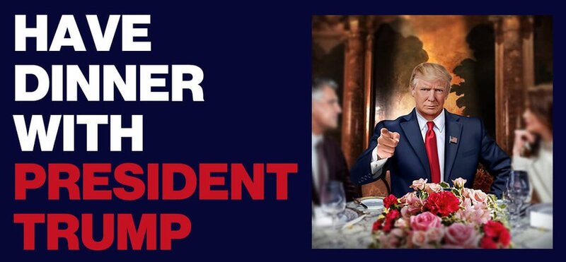DINNER WITH TRUMP/출처:TrumpMeme 트위터