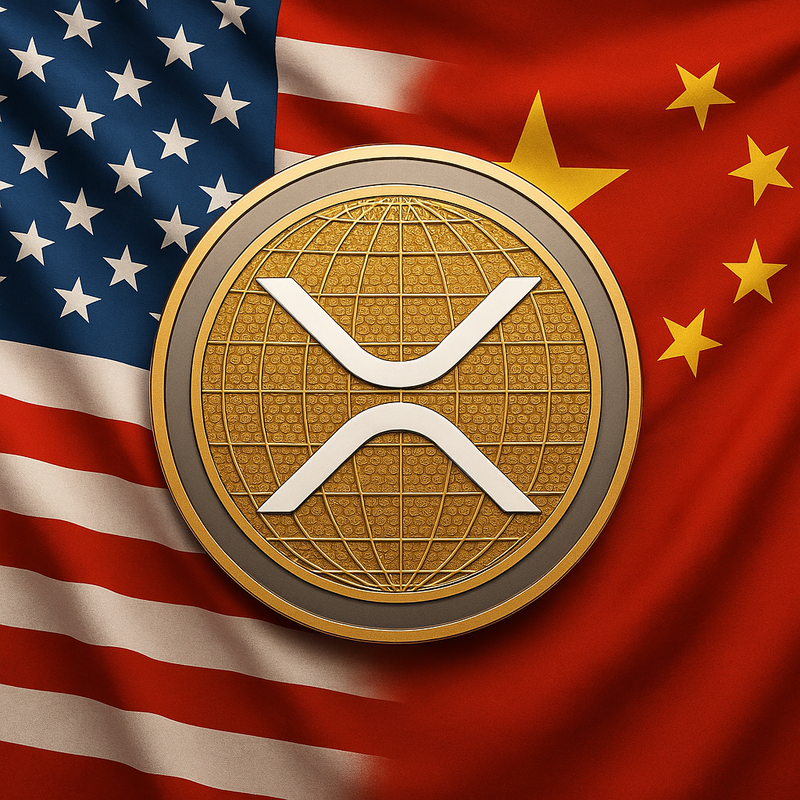 미국, 중국, XRP/챗GPT 생성 이미지