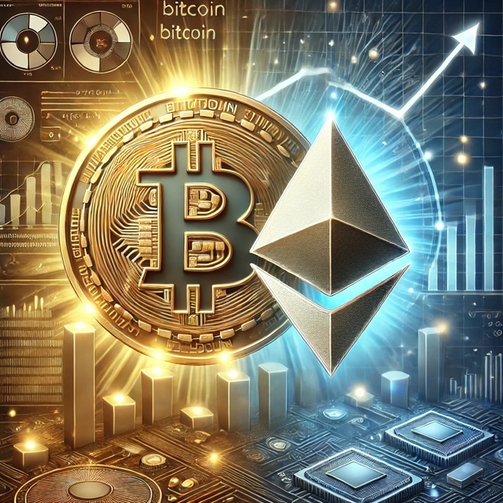 비트코인(BTC), 이더리움(ETH)/챗gpt 생성 이미지