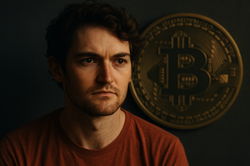 실크로드(Silk Road) 창립자인 로스 울브리히트(Ross Ulbricht), 비트코인/챗GPT 생성 이미지