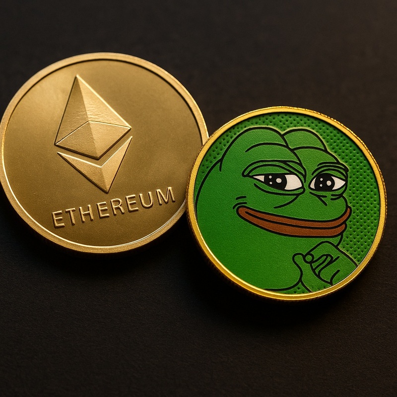 이더리움(ETH), 페페(PEPE)/챗GPT 생성 이미지